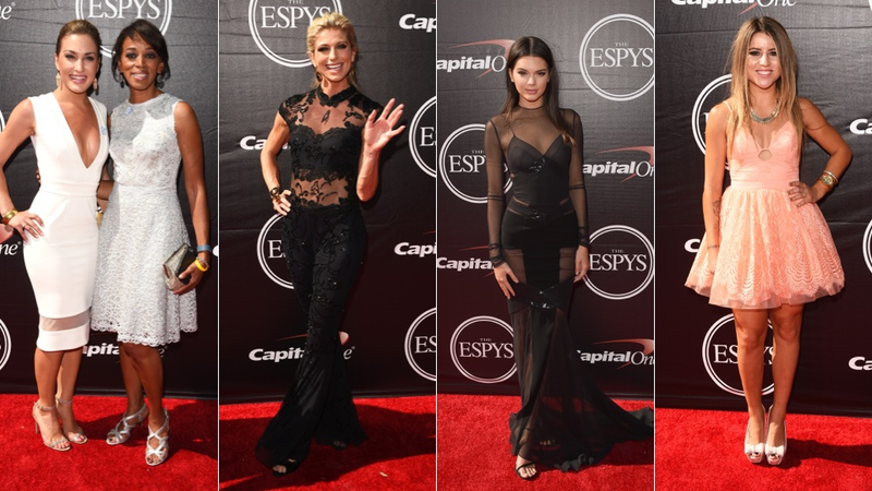 Illustration for article titled Sparkles, Lace & a Whole Lotta Muscle On the ESPYs Red Carpet